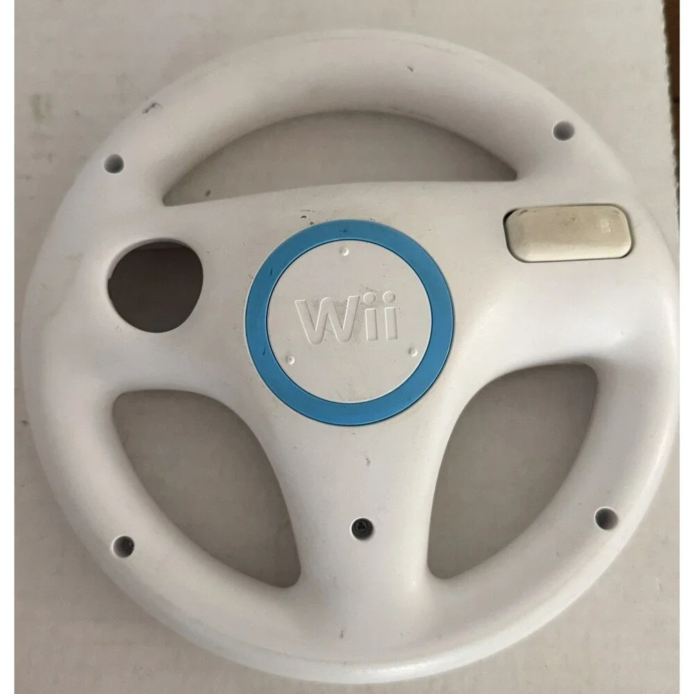 Nintendo Wii Steering Wheel For Mario Kart Plus Wii Mote Controller